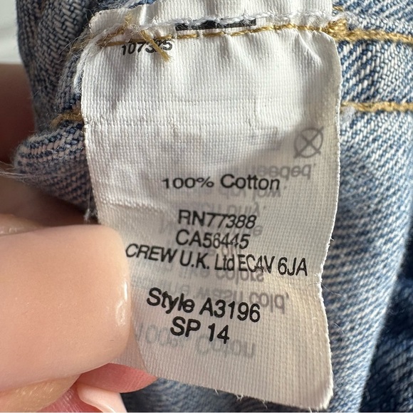 MADEWELL Boho American Flag Embellished Jean Jacket Size XS -- GORGEOUS!!! - Picture 10 of 11